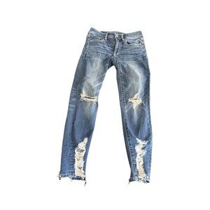 Women’s American Eagle Next Level Stretch X Jegging Crop Size 2 Reg